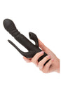 Cal Exotics - III - Triple Euphoria Double Penetration Rabbit Vibrator - Black - Stag Shop