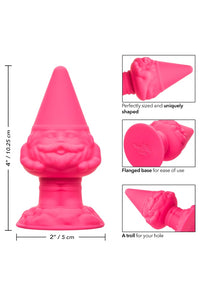 Thumbnail for Cal Exotics - Naught Bits - Anal Gnome Butt Plug - Pink - Stag Shop