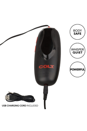 Cal Exotics - Colt - Rechargeable Turbo Bullet - Black/Silver - Stag Shop