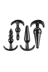 Selopa - Intro To Plugs - 4pc Anal Plug Set - Black - Stag Shop
