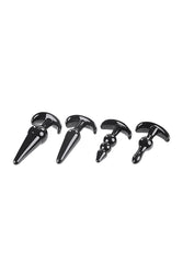 Selopa - Intro To Plugs - 4pc Anal Plug Set - Black - Stag Shop