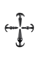 Selopa - Intro To Plugs - 4pc Anal Plug Set - Black - Stag Shop