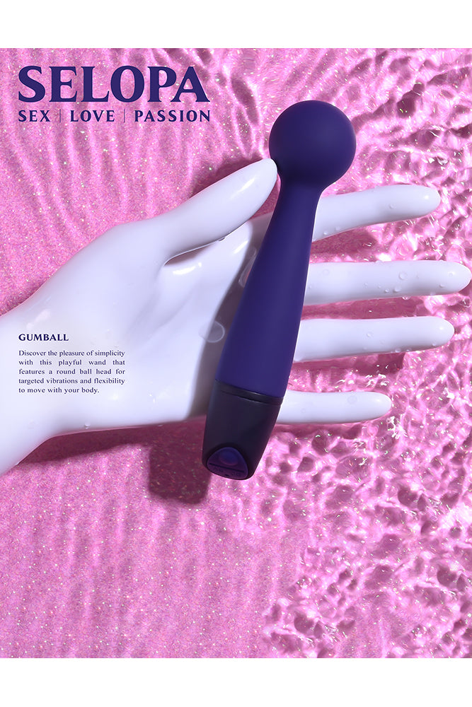 Selopa - Gumball Vibrator - Purple - Stag Shop