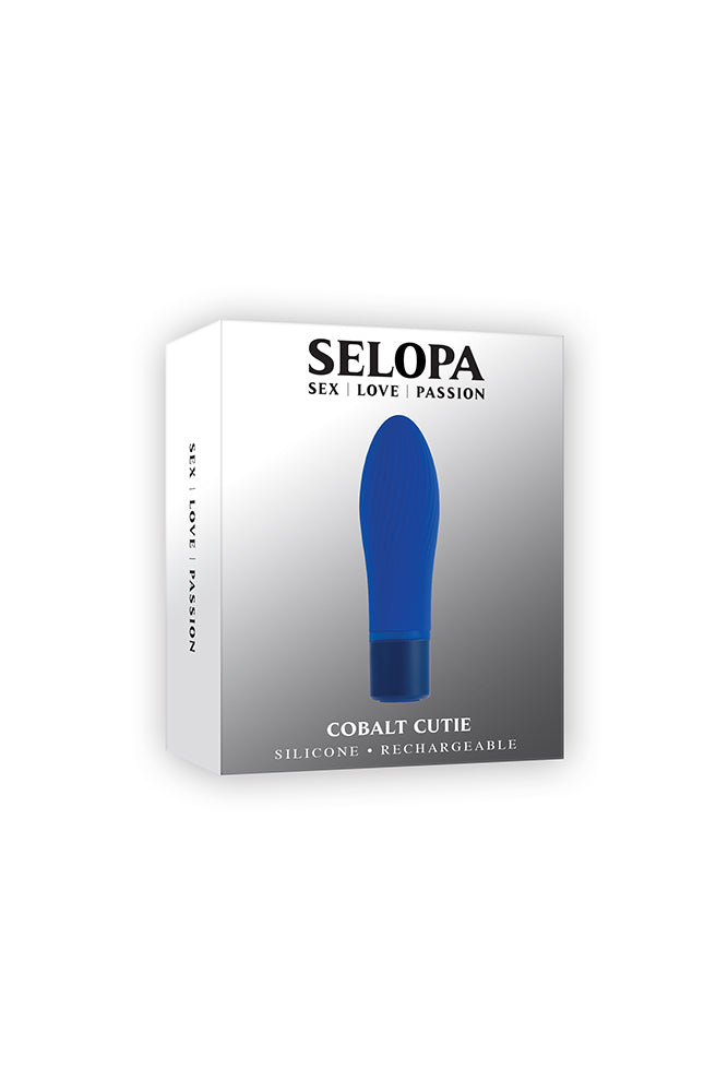 Selopa - Cobalt Cutie Bullet Vibrator - Blue - Stag Shop