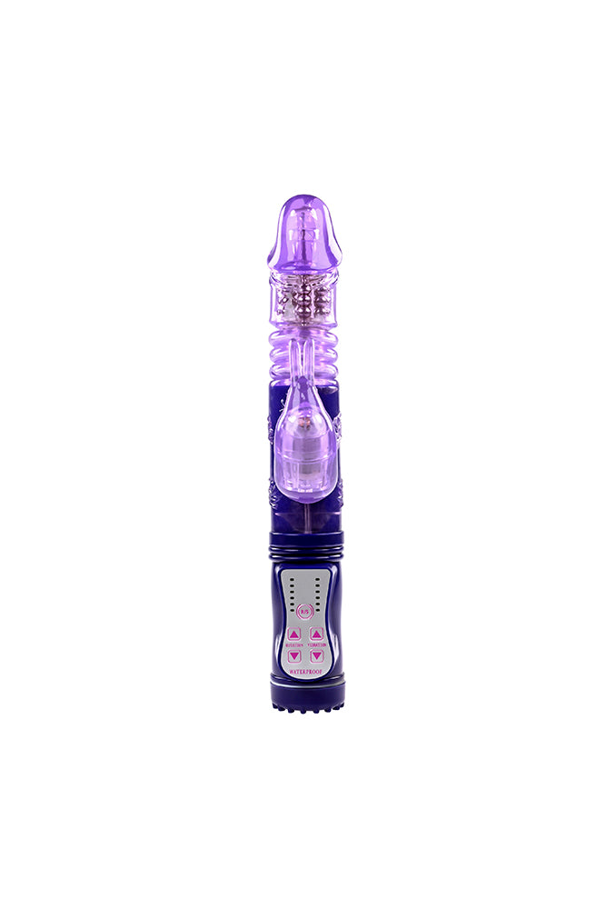 Selopa - Bunny Thruster Vibrator - Purple - Stag Shop