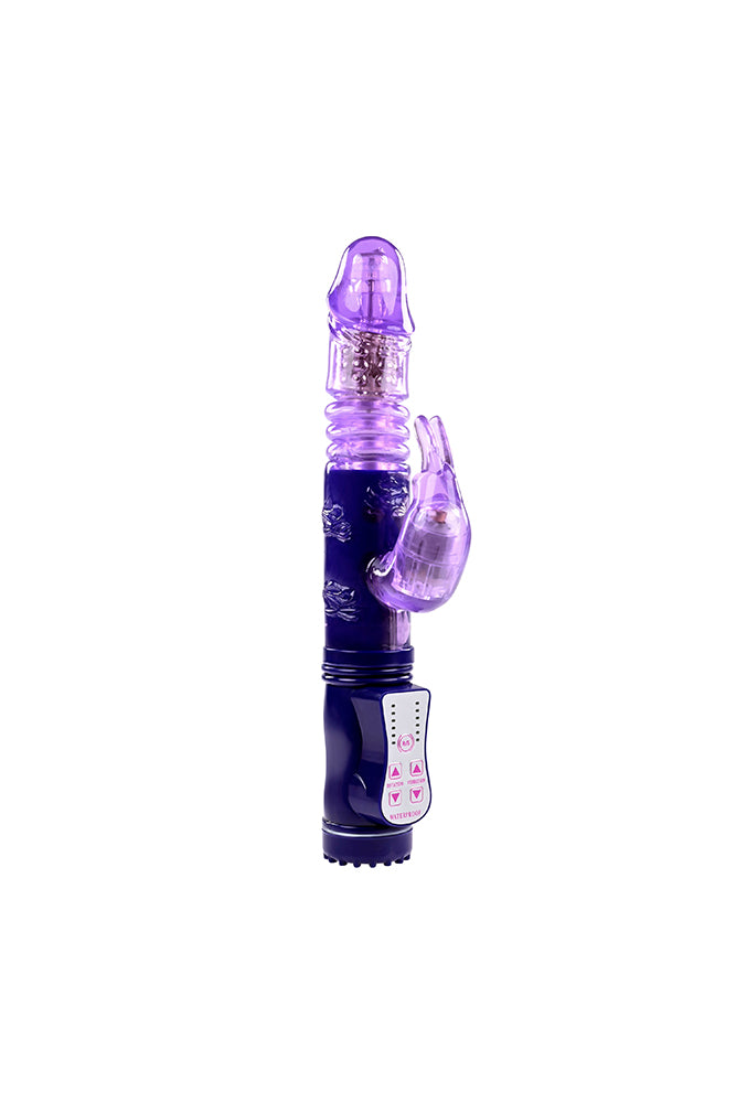 Selopa - Bunny Thruster Vibrator - Purple - Stag Shop