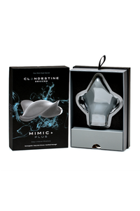 Thumbnail for Clandestine Devices - Mimic + Plus Luxury Lay-On Vibrator - Grey - Stag Shop