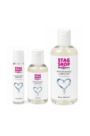 Stag Shop - Aqua Water Based Lube - Varying Sizes - Stag Shop