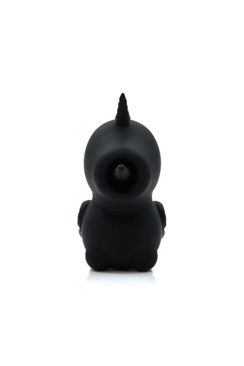 Creative Conceptions - Unihorn - Wild Spirit Twirling Tongue Vibrator - Black - Stag Shop