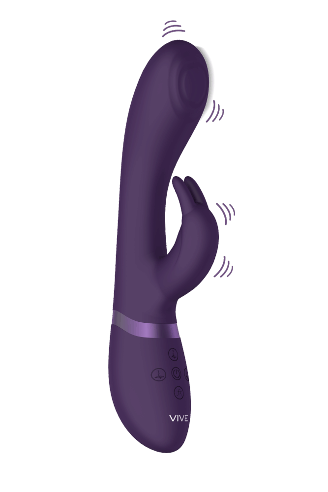 Shots Toys - Cato - Pulse G-spot Rabbit Vibrator - Purple - Stag Shop