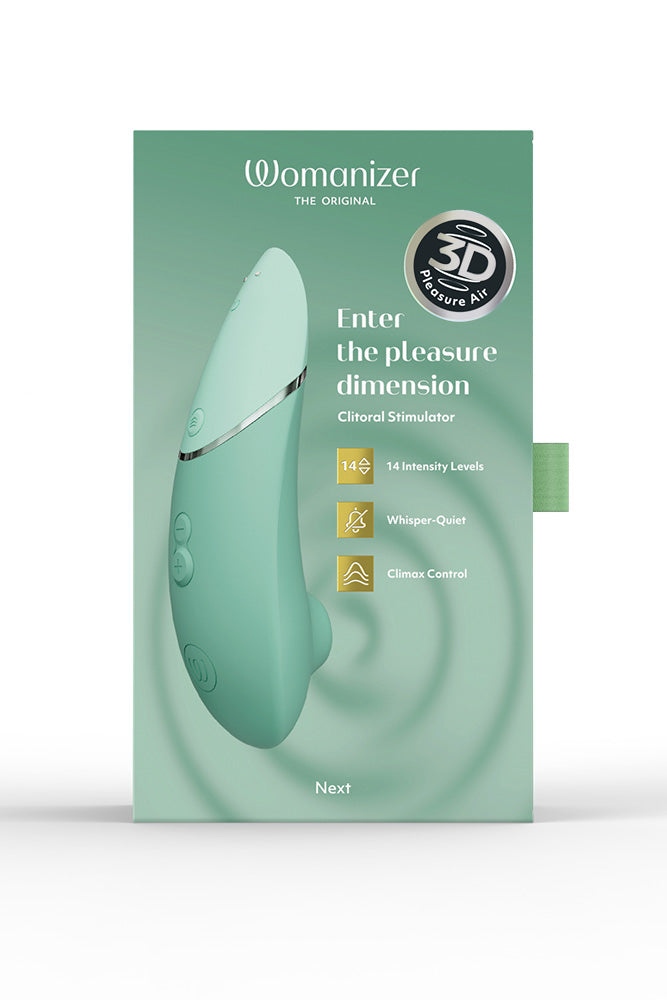 Womanizer - Next Clitoral Simulator - Sage Green - Stag Shop