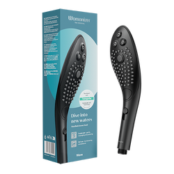 Womanizer - Wave 2-in-1 Pleasure Stimulation Shower Head - Black - Stag Shop