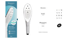 Womanizer - Wave 2-in-1 Pleasure Stimulation Shower Head - Chrome - Stag Shop