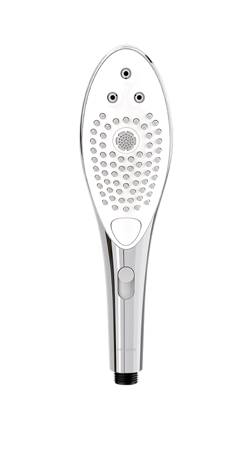 Womanizer - Wave 2-in-1 Pleasure Stimulation Shower Head - Chrome - Stag Shop