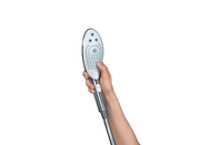 Womanizer - Wave 2-in-1 Pleasure Stimulation Shower Head - Chrome - Stag Shop