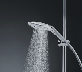 Womanizer - Wave 2-in-1 Pleasure Stimulation Shower Head - Chrome - Stag Shop