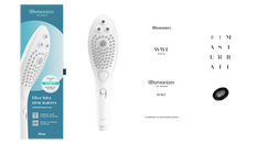 Womanizer - Wave 2-in-1 Pleasure Stimulation Shower Head - White - Stag Shop