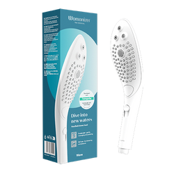 Womanizer - Wave 2-in-1 Pleasure Stimulation Shower Head - White - Stag Shop