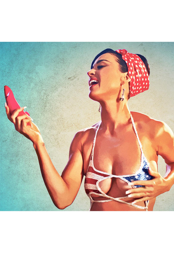 Womanizer - Premium 2 Clitoral Stimulator - Raspberry - Stag Shop