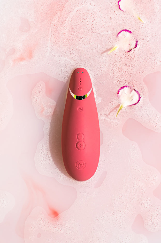 Womanizer - Premium 2 Clitoral Stimulator - Raspberry - Stag Shop