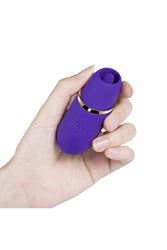 Honey Play Box - Abby Pocket Sized Flickering Clitoral Stimulator - Purple - Stag Shop