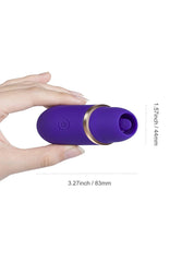 Honey Play Box - Abby Pocket Sized Flickering Clitoral Stimulator - Purple - Stag Shop