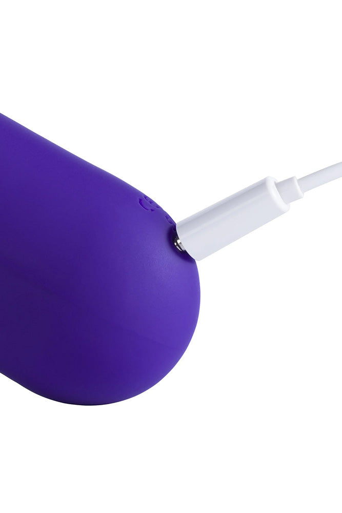 Honey Play Box - Abby Pocket Sized Flickering Clitoral Stimulator - Purple - Stag Shop
