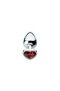 Adam & Eve - Red Heart Gem Anal Plug - Small - Stag Shop