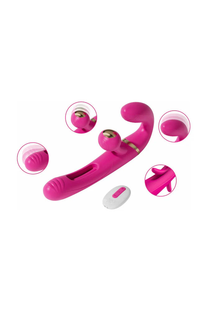 Adam & Eve - Orgaz-Ohh-Matic Multi-Function Strapless Strap-On - Stag Shop