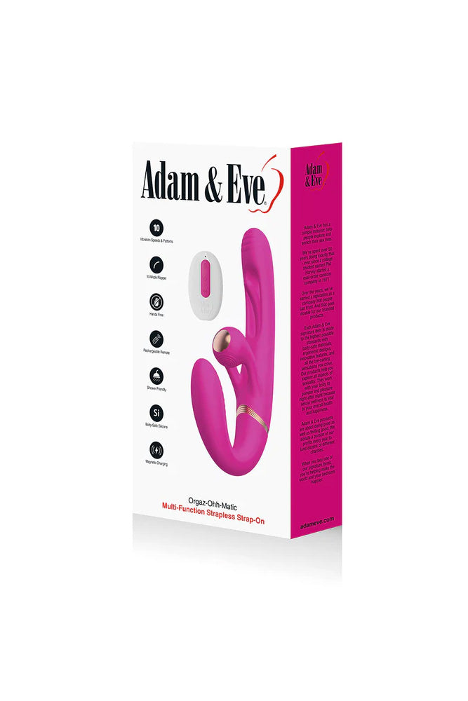 Adam & Eve - Orgaz-Ohh-Matic Multi-Function Strapless Strap-On - Stag Shop