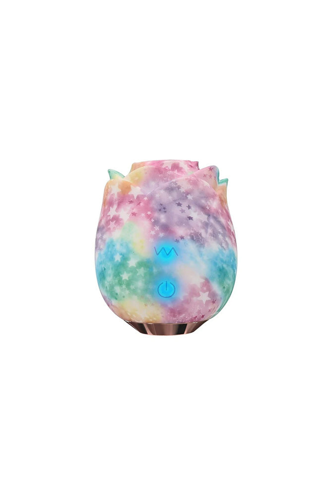 Adam & Eve - Ravishing Rainbow Rose Tapping Clitoral Stimulator - Stag Shop