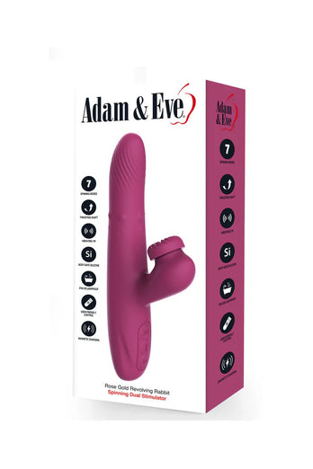 Adam & Eve - Revolving Rabbit Spinning Vibrator - Stag Shop