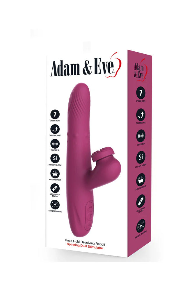Adam & Eve - Revolving Rabbit Spinning Vibrator - Stag Shop