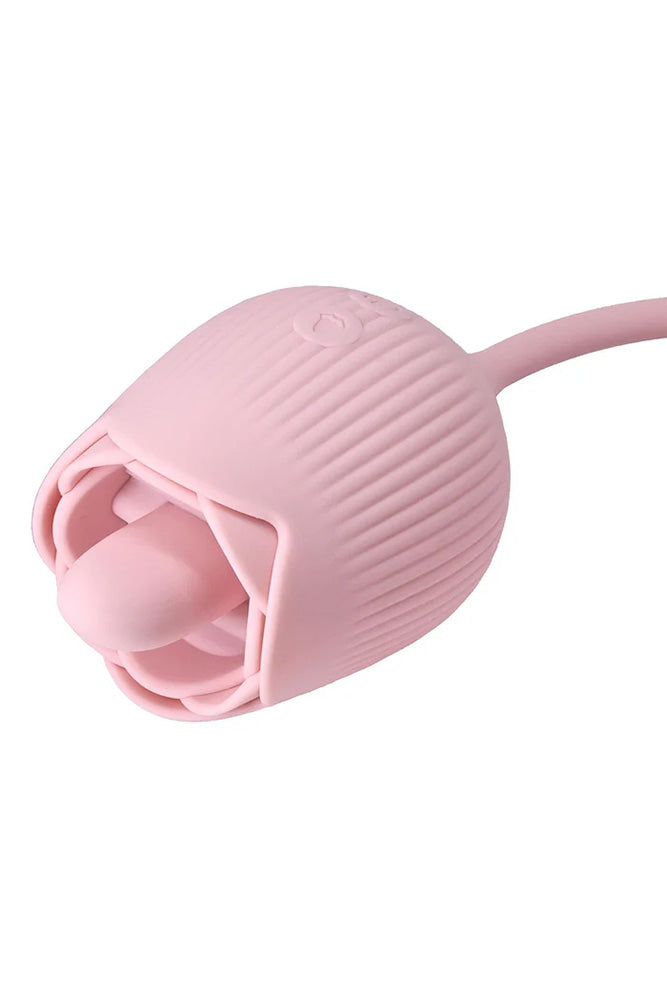Adam & Eve - Thrust & Tickle Rose Vibrator - Stag Shop