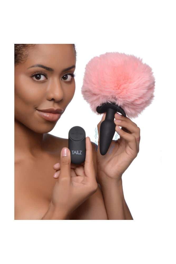 XR Brands - Tailz - Snap-On Vibrating Silicone Plug with 3 Interchangeable Tails - Stag Shop