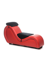 XR Brands - Master Series - Kinky Couch Sex Chaise Lounge With Love Pillows - Red - Stag Shop