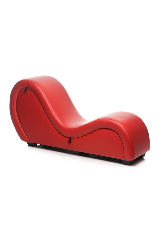 XR Brands - Master Series - Kinky Couch Sex Chaise Lounge With Love Pillows - Red - Stag Shop