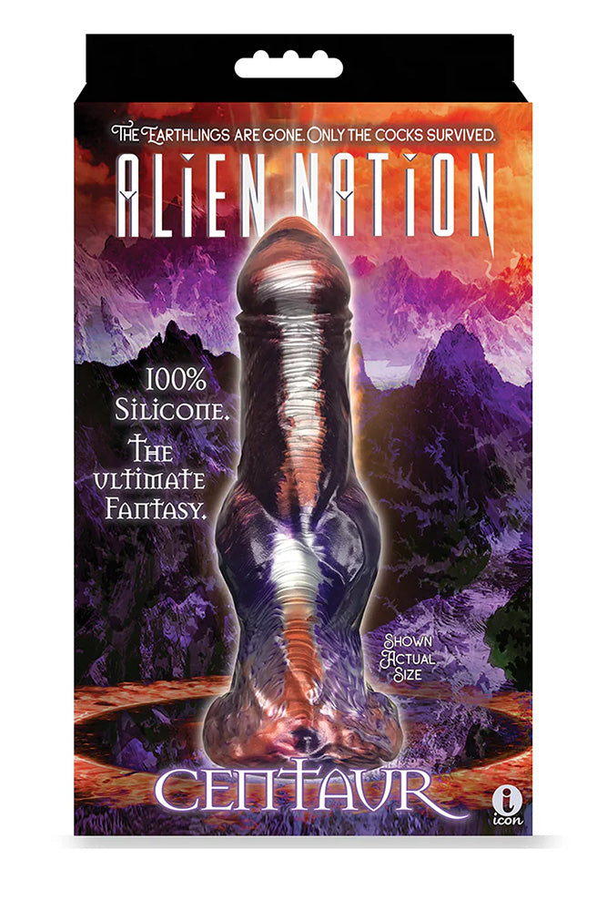 Icon Brands - Alien Nation - Centaur 9" Silicone Dildo - Multicolour - Stag Shop
