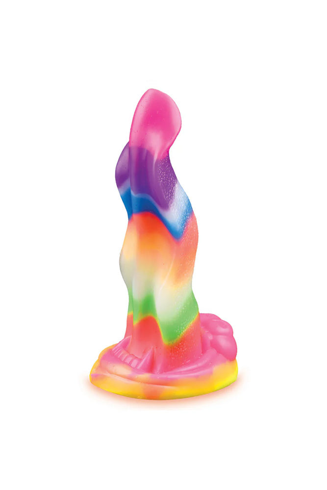 Icon Brands - Alien Nation - Lick of the Lair 7" Glow in the Dark Dildo - Multicolour - Stag Shop