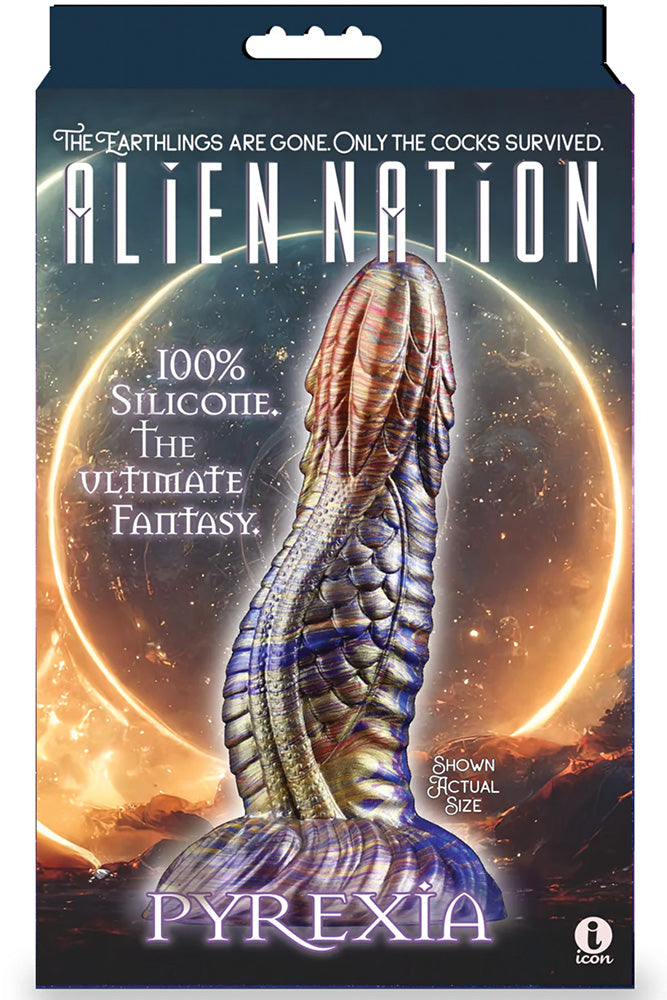 Icon Brands - Alien Nation - Pyrexia 7" Silicone Dildo - Multicolour - Stag Shop