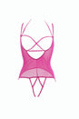 Allure Lingerie - Angelina Strappy Mesh Teddy - Assorted Colours - OS - Stag Shop