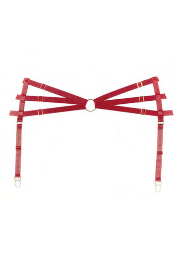 Allure Lingerie - Accessories Collection - Femme Fatale Garter Belt - Assorted Colours - OS - Stag Shop