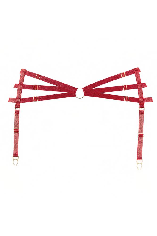Allure Lingerie - Accessories Collection - Femme Fatale Garter Belt - Assorted Colours - OS - Stag Shop