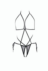 Allure Lingerie - Harlowe Strappy Teddy - Assorted Colours - OS - Stag Shop