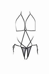 Thumbnail for Allure Lingerie - Harlowe Strappy Teddy - Assorted Colours - OS - Stag Shop