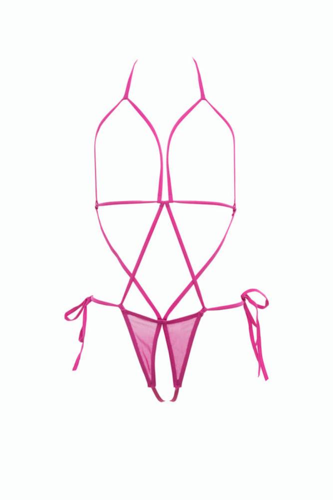 Allure Lingerie - Harlowe Strappy Teddy - Assorted Colours - OS - Stag Shop