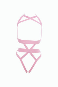 Thumbnail for Allure Lingerie - Kitten - I'm Yours Strappy Teddy - Assorted Colours - OS - Stag Shop