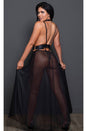 Allure Lingerie - Adore - Mademoiselle Moi Harness with Attached Skirt - Black - Stag Shop