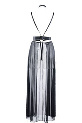 Allure Lingerie - Adore - Mademoiselle Moi Harness with Attached Skirt - Black - Stag Shop