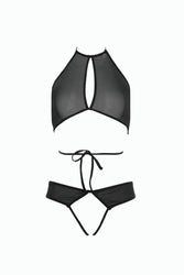 Allure Lingerie - Marley Peek-a-Boo Bra & Panty Set - Assorted Colours - OS - Stag Shop